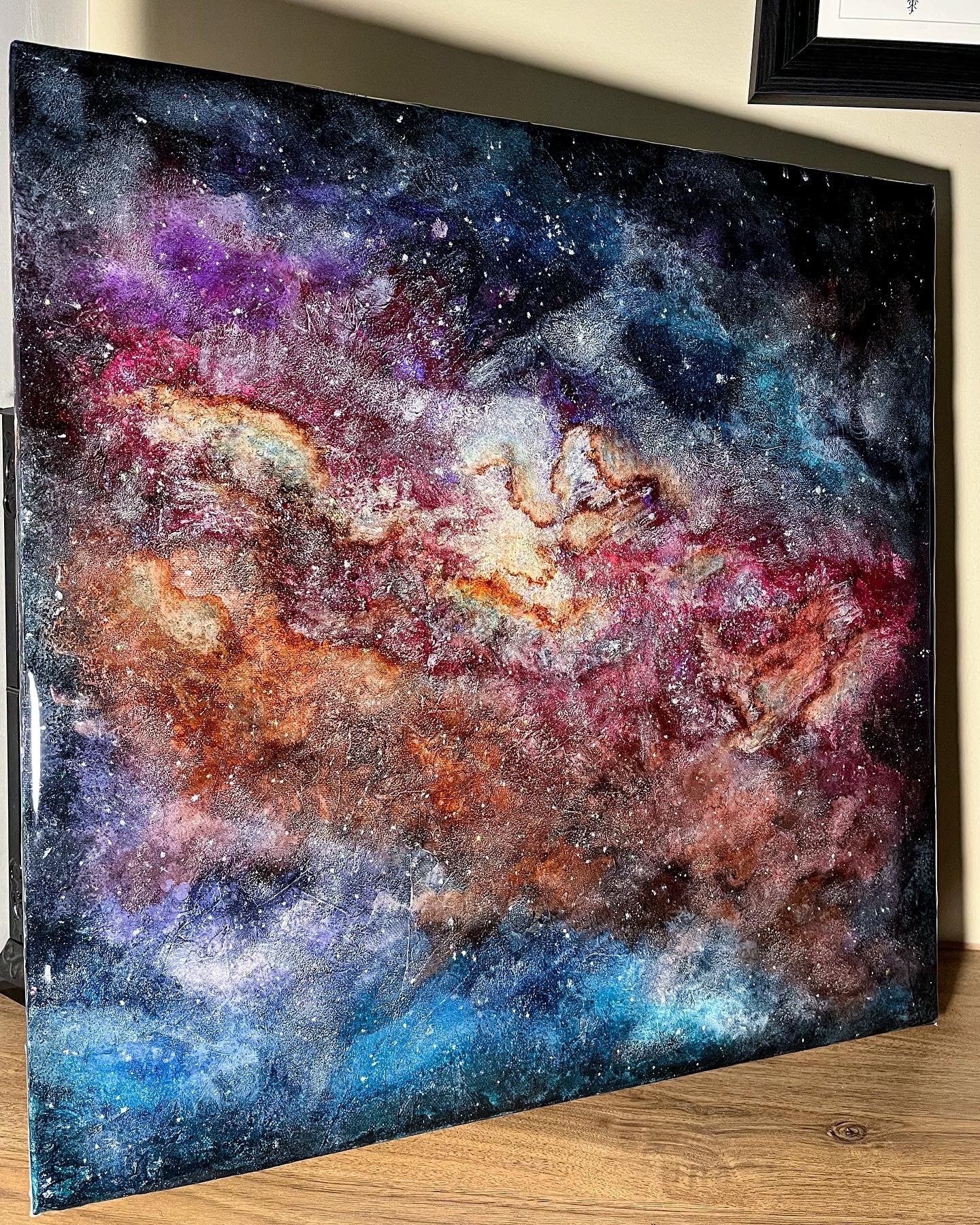'Collapsing Star' 20"x 20" Original Painting
