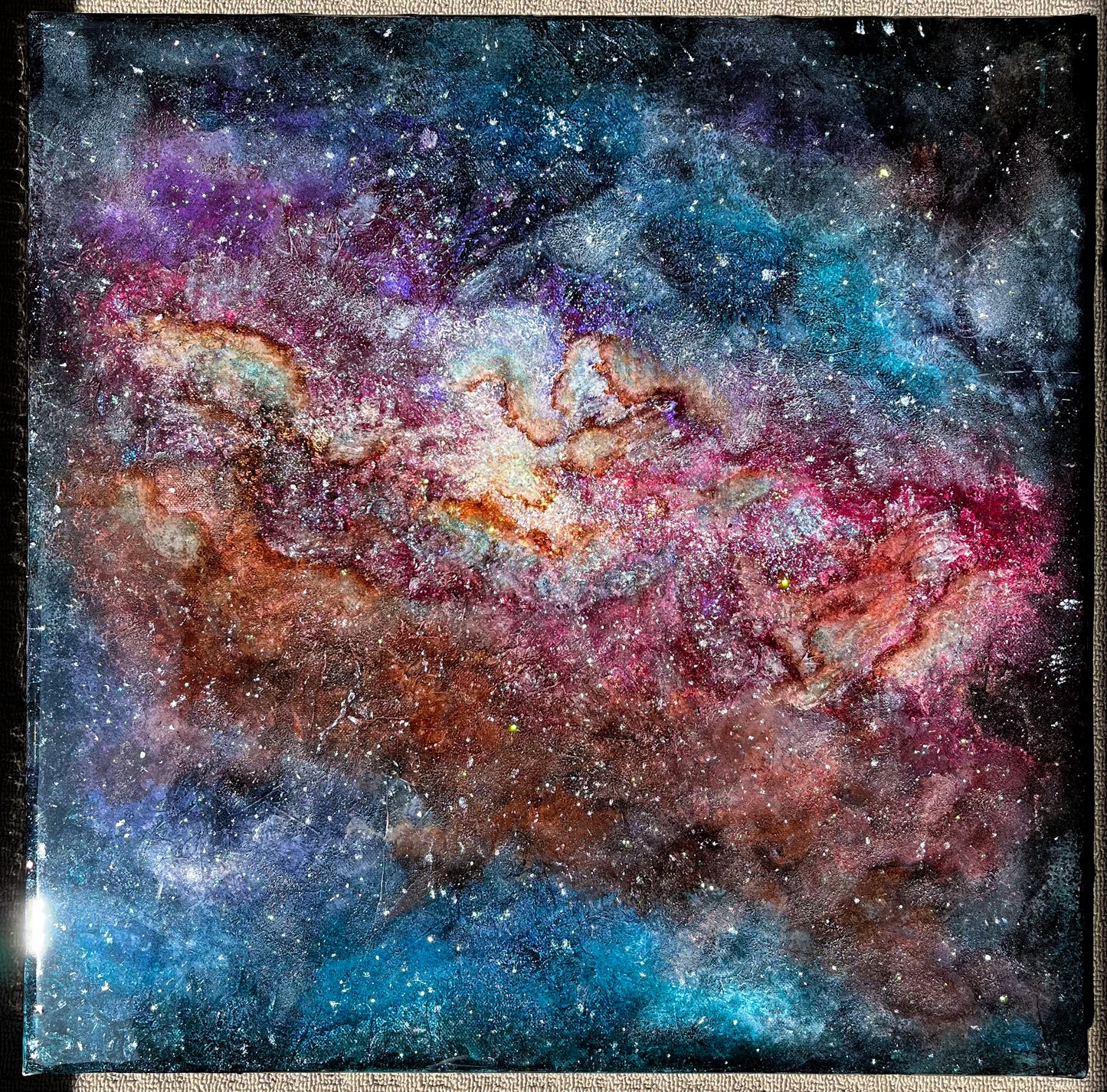 'Collapsing Star' 20"x 20" Original Painting