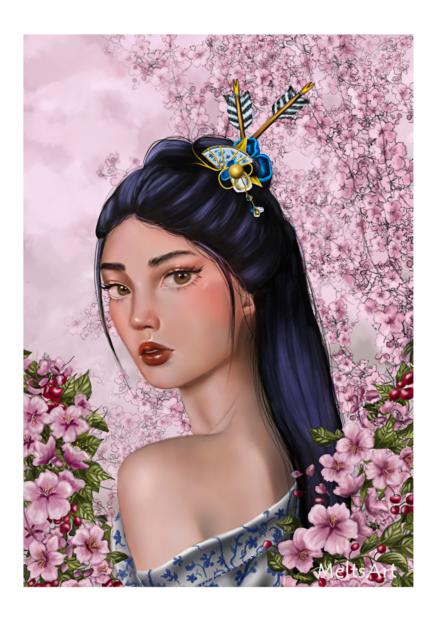 'Saki' Fine Art Print