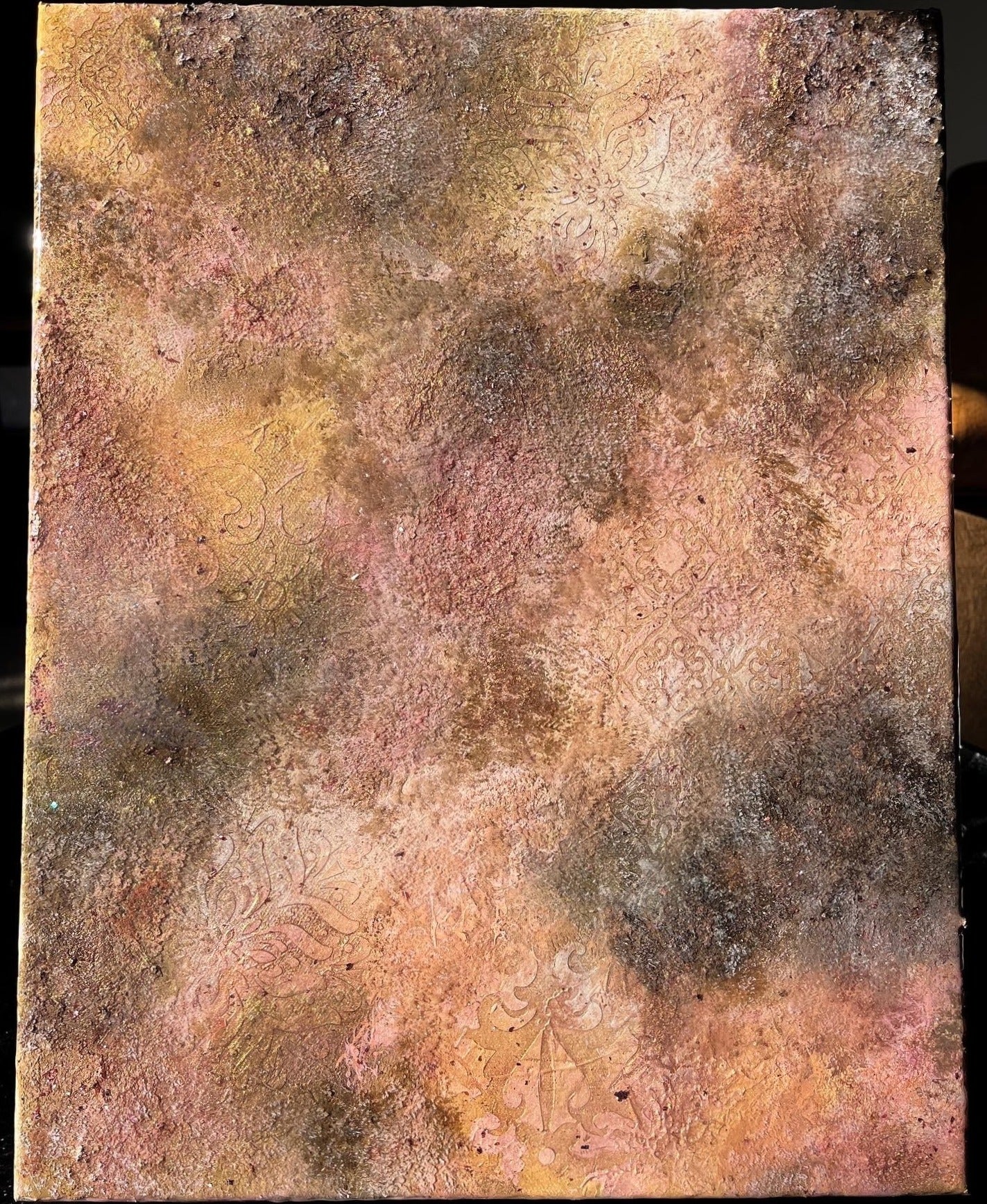 'Saharan glimmer' 14"x 18" Original Painting